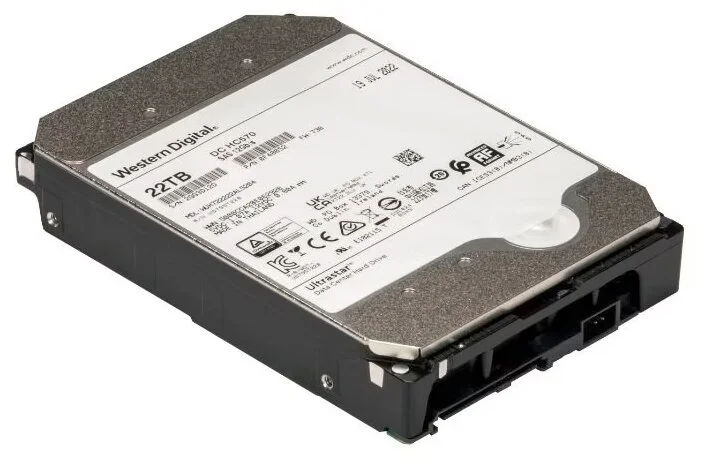 Жесткий диск WD SATA-III 22TB 0F48155 WUH722222ALE6L4 Server Ultrastar DC HC570 512E (7200rpm) 512Mb 3.5"