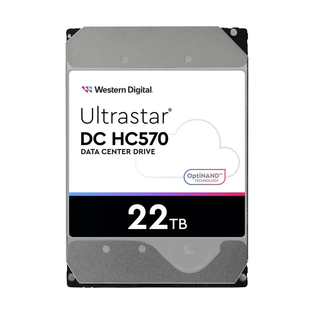 Жесткий диск WD SATA-III 22TB 0F48155 WUH722222ALE6L4 Server Ultrastar DC HC570 512E (7200rpm) 512Mb 3.5"
