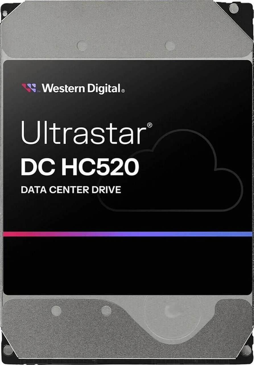 Жесткий диск WD SATA-III 22TB 0F48278/0F62785 WUH722422ALE6L4 Server Ultrastar DC HC580 (7200rpm) 512Mb 3.5"
