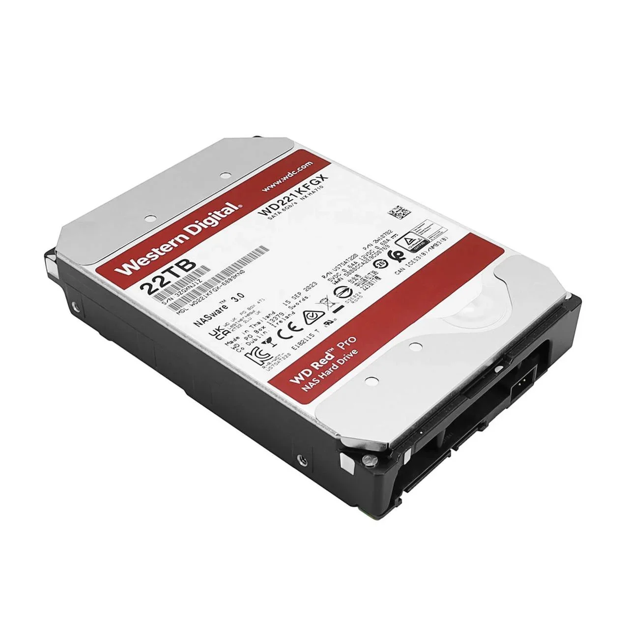 Жесткий диск WD SATA-III 22TB WD221KFGX NAS Red Pro (7200rpm) 512Mb 3.5"