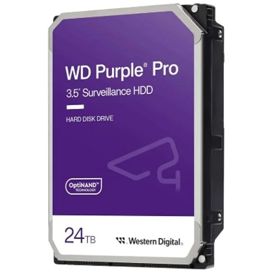 Жесткий диск WD SATA-III 24TB WD241PURP Surveillance Purple Pro (7200rpm) 512Mb 3.5"