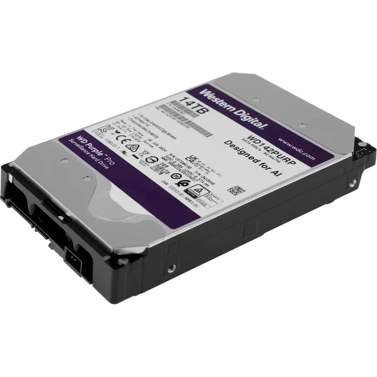 Жесткий диск WD SATA-III 26TB WD260PURP Purple Pro (7200rpm) 512Mb 3.5"