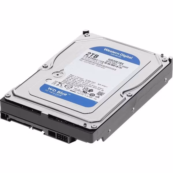 Жесткий диск WD SATA-III 2TB WD20EARZ Desktop Blue (5400rpm) 64Mb 3.5"