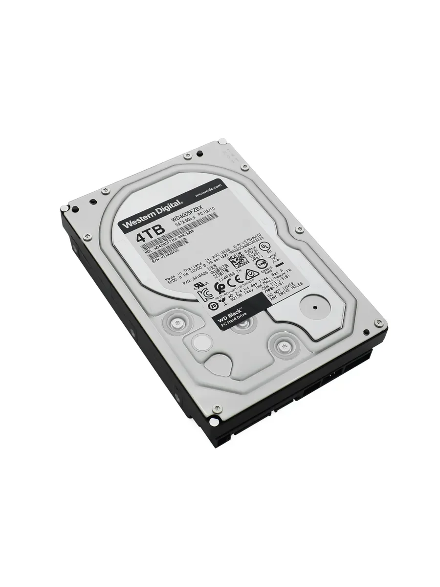 Жесткий диск WD SATA-III 4TB WD4006FZBX Desktop Black (7200rpm) 256Mb 3.5"