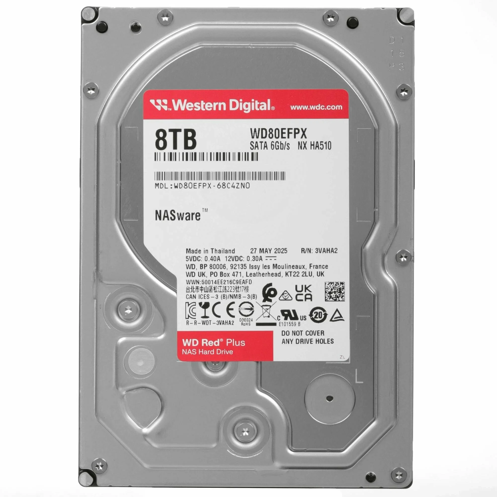 Жесткий диск WD SATA-III 6TB WD6005FFBX NAS Red Pro (7200rpm) 256Mb 3.5"