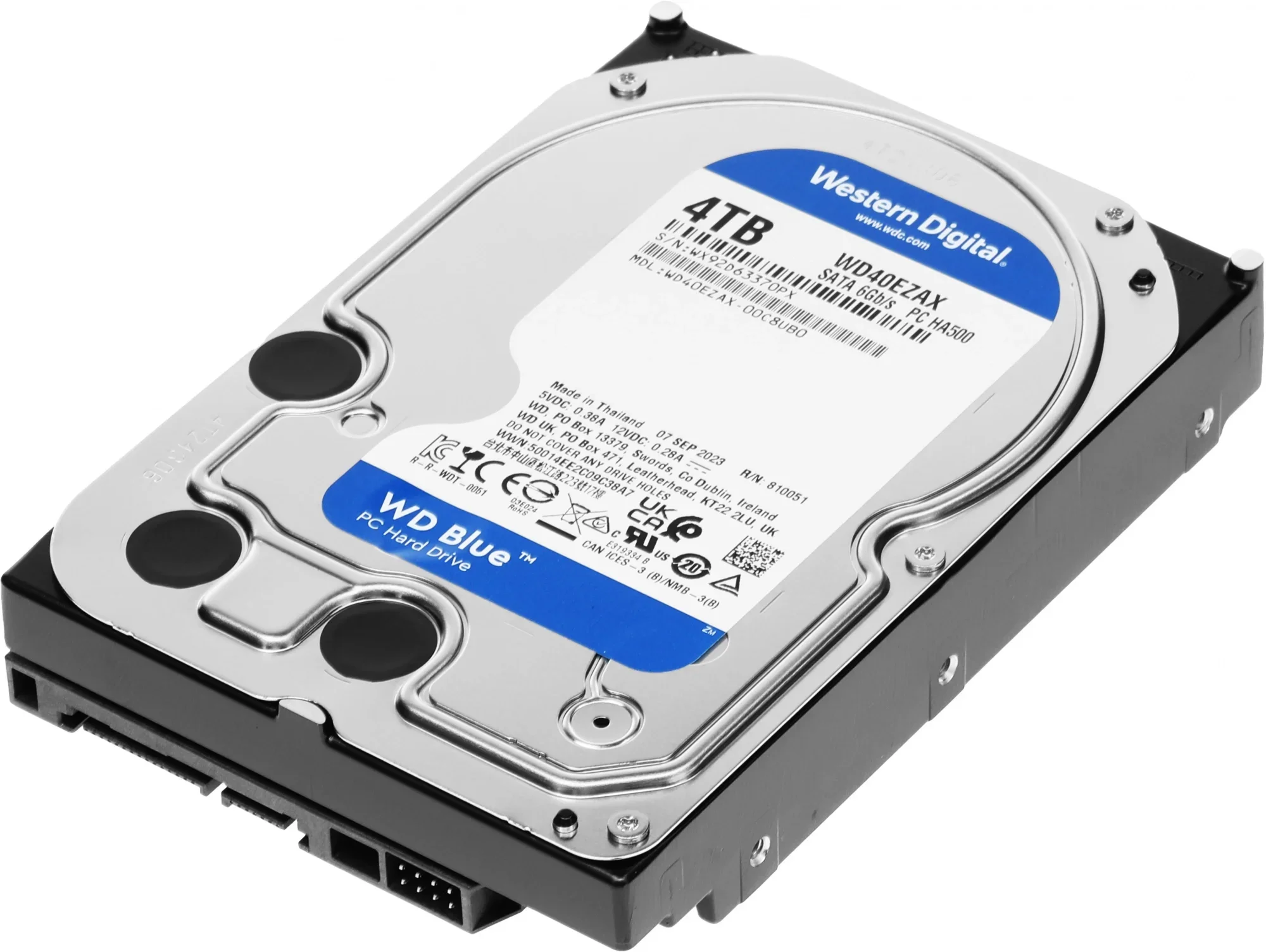Жесткий диск WD SATA-III 6TB WD64PURZ Surveillance Purple (5400rpm) 256Mb 3.5"