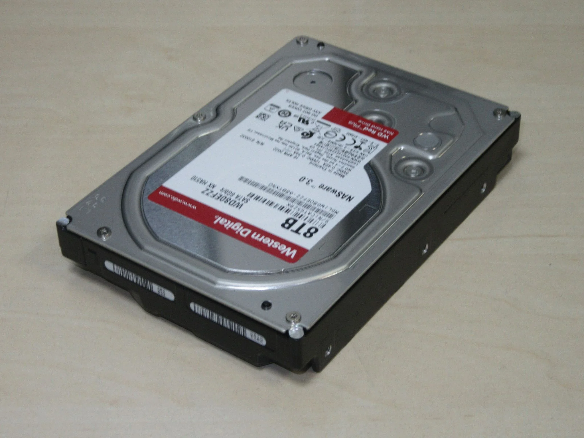 Жесткий диск WD SATA-III 8TB WD80EFPX NAS Red Plus (5640rpm) 256Mb 3.5"
