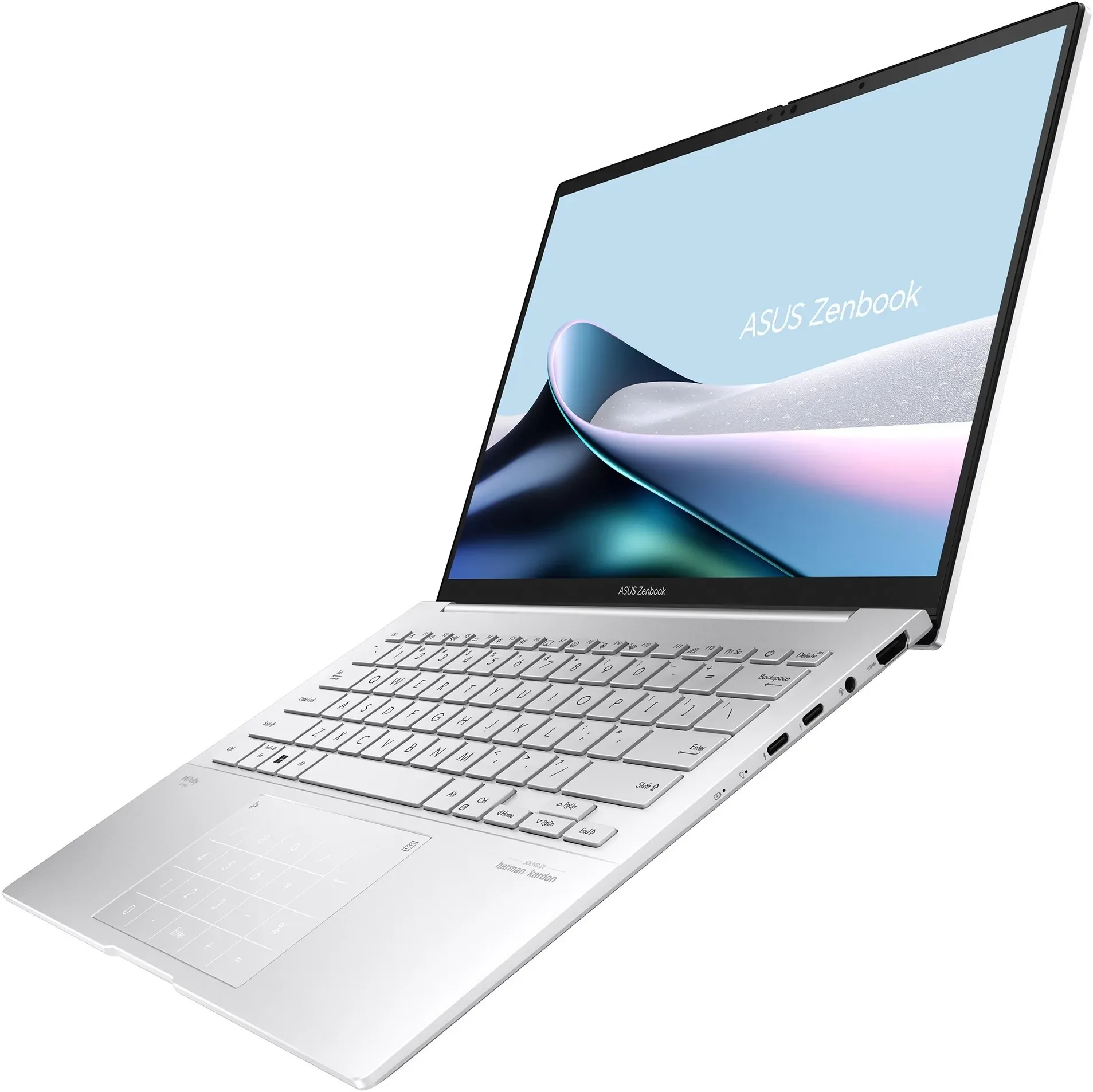 Ноутбук Asus Zenbook 14 UX3405CA-ST1352 Core Ultra 7 255H 32Gb SSD512Gb Intel Arc 140T 14" OLED 3K (2880x1800) без ОС silver WiFi BT Cam Bag (90NB14W2