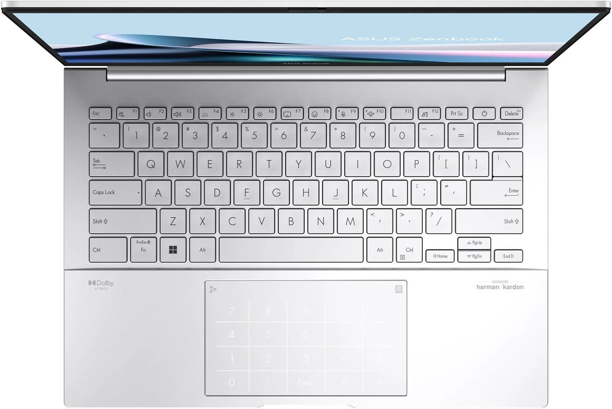 Ноутбук Asus Zenbook 14 UX3405CA-ST1352 Core Ultra 7 255H 32Gb SSD512Gb Intel Arc 140T 14" OLED 3K (2880x1800) без ОС silver WiFi BT Cam Bag (90NB14W2