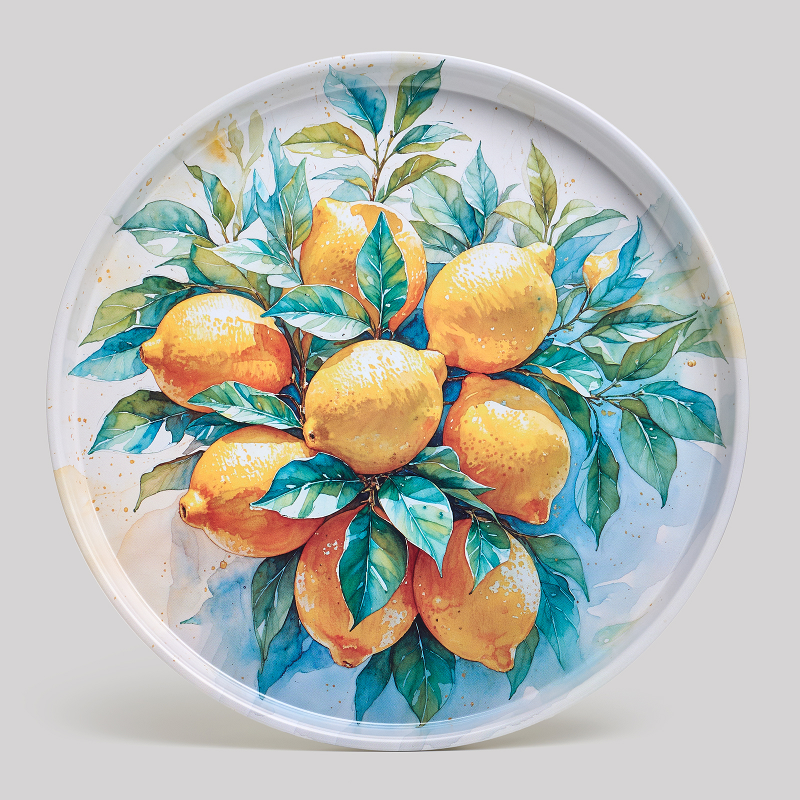 ARTI-M ПОДНОС СЕРВИРОВОЧНЫЙ AGNESS "CITRUS CHARM" 33*2,1 СМ
