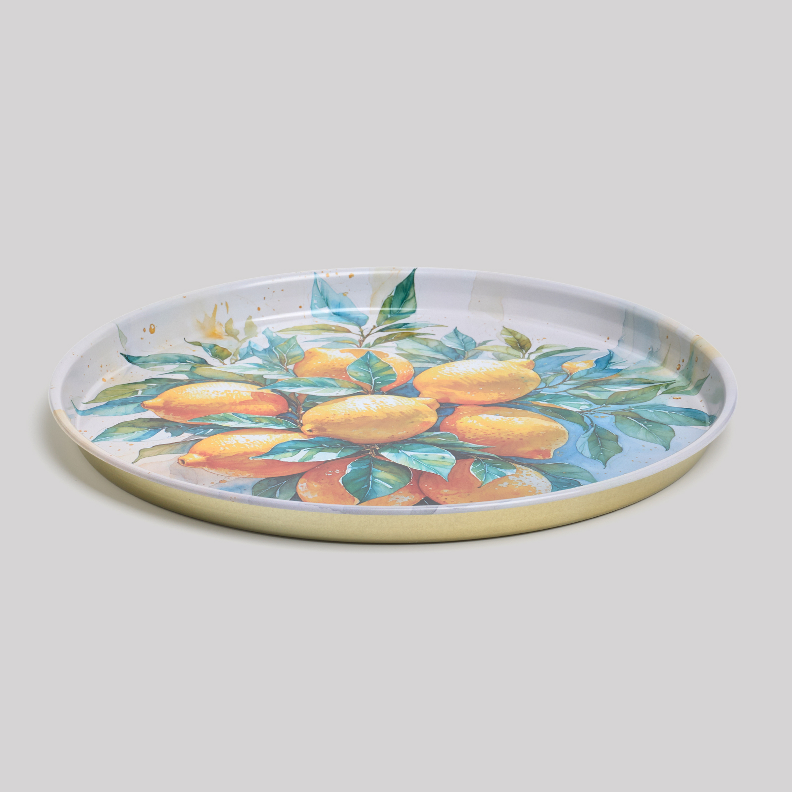 ARTI-M ПОДНОС СЕРВИРОВОЧНЫЙ AGNESS "CITRUS CHARM" 33*2,1 СМ