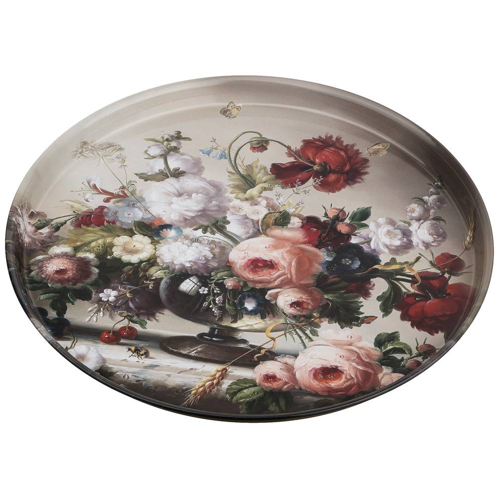 ARTI-M ПОДНОС СЕРВИРОВОЧНЫЙ AGNESS "STILL LIFE" 33*2,1 СМ