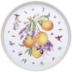 ARTI-M ПОДНОС СЕРВИРОВОЧНЫЙ AGNESS "ПРОВАНС ЛИМОНЫ" 33*2,1 СМ