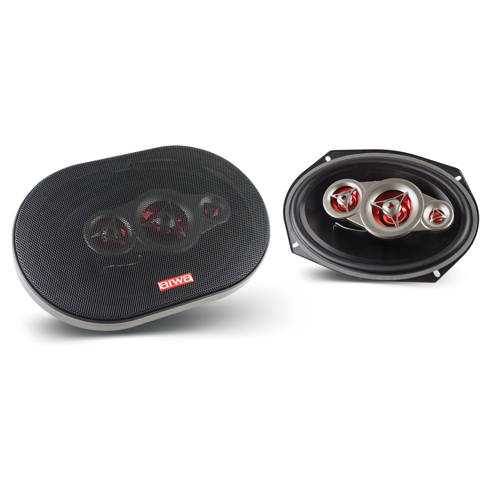 Автомобильная акустика AIWA ASM-6940 четырехполосная, 6”x9” (16 x 23 см), 300 Вт