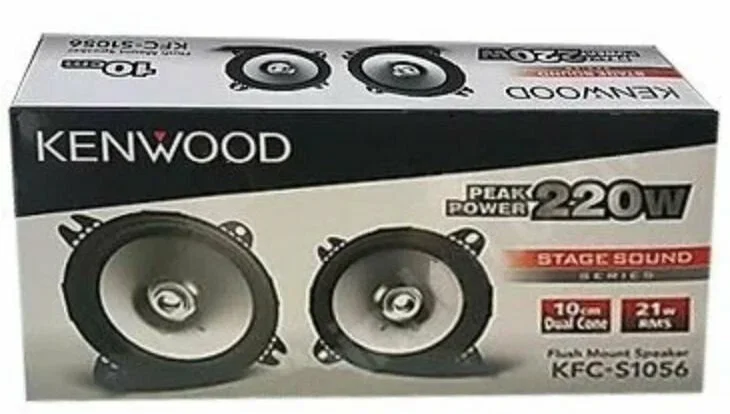 Автомобильная акустика KENWOOD KFC-S1056 10см, 220Вт, 50Гц-18кГц