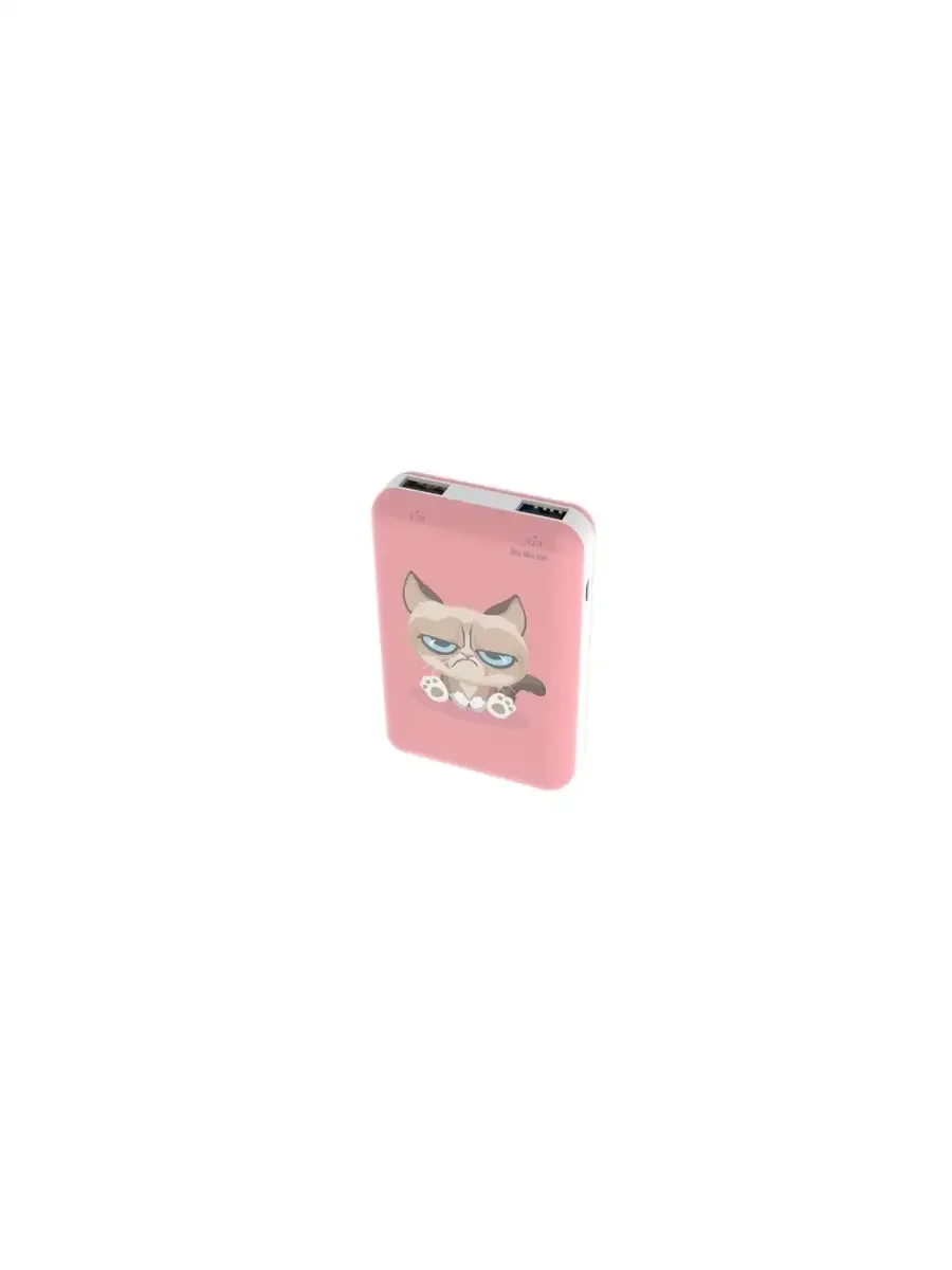 Внешний АКБ (Power bank) RITMIX RPB-10007 Grumpy Cat (10000 мА, 2хUSB 2.1 А, софт-тач, принт Кот)