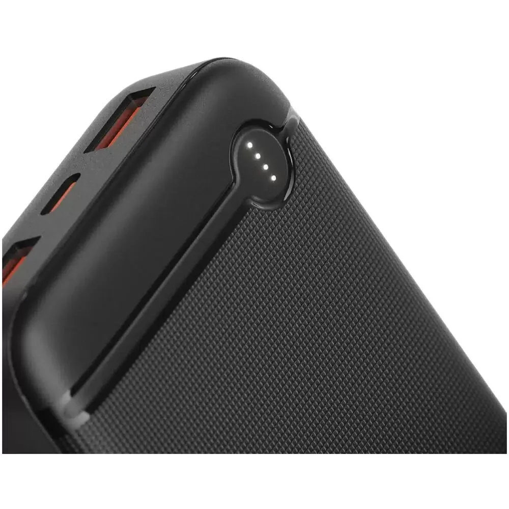 Внешний аккумулятор OLMIO P-10, 10000mAh, 20W, QuickCharge3.0/PowerDelivery, черный
