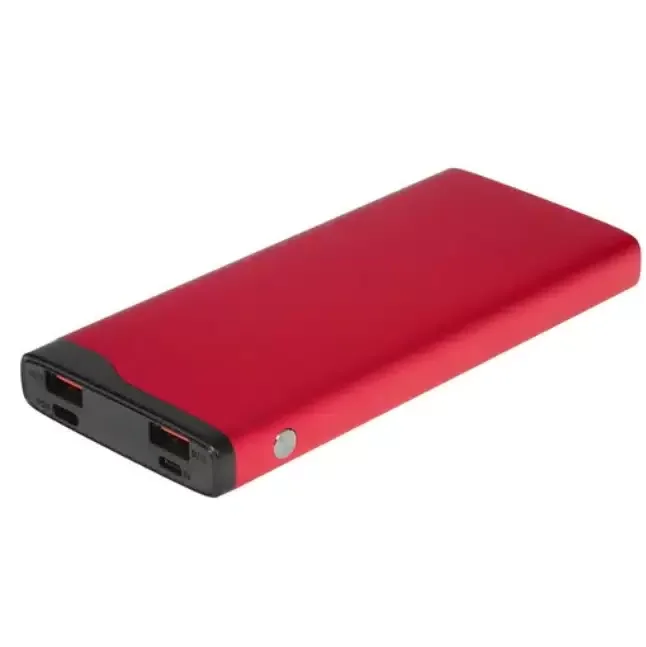 Внешний аккумулятор OLMIO QL-10, 10000mAh, 22.5W, QuickCharge3.0/PowerDelivery, LCD, красный,