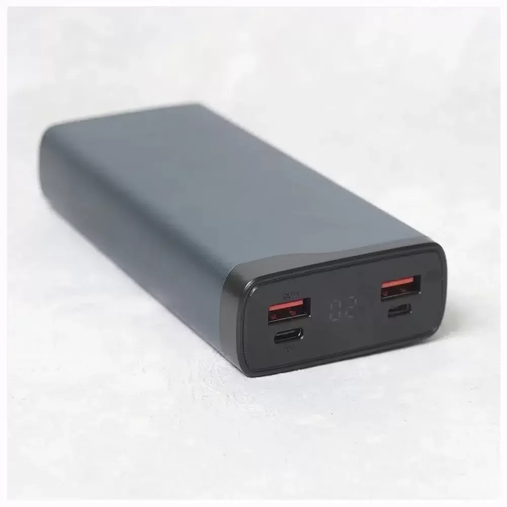 Внешний аккумулятор OLMIO QL-20, 20000mAh, 22.5W, QuickCharge3.0/PowerDelivery, LCD, голубой