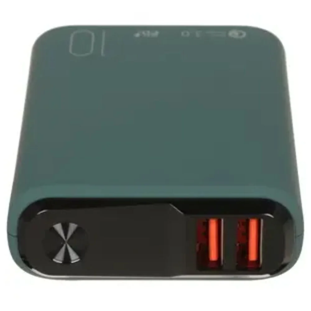 Внешний аккумулятор OLMIO QS-10, 10000mAh, 22.5W QuickCharge3.0/PowerDelivery, LCD, белый