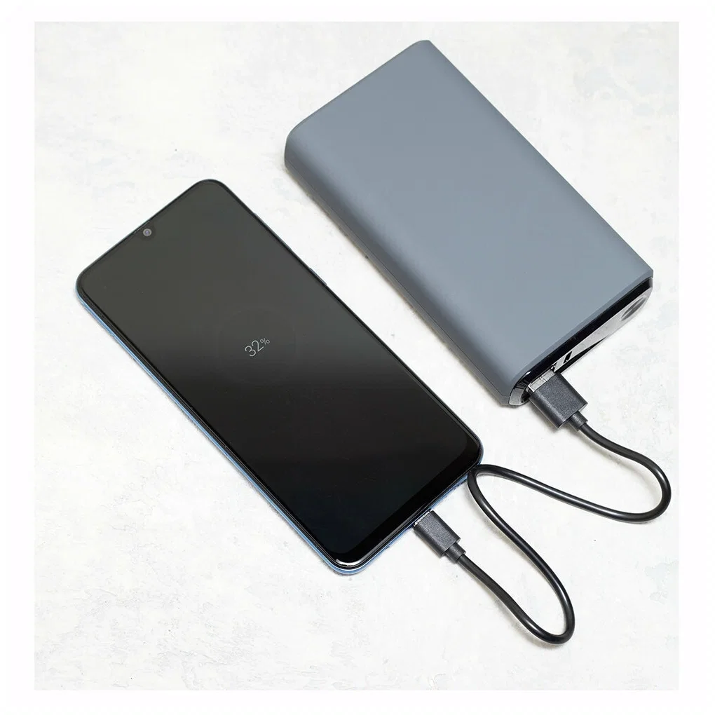 Внешний аккумулятор OLMIO QS-30, 30000mAh, 22.5W, QuickCharge3.0/PowerDelivery, LCD, темно-зеленый