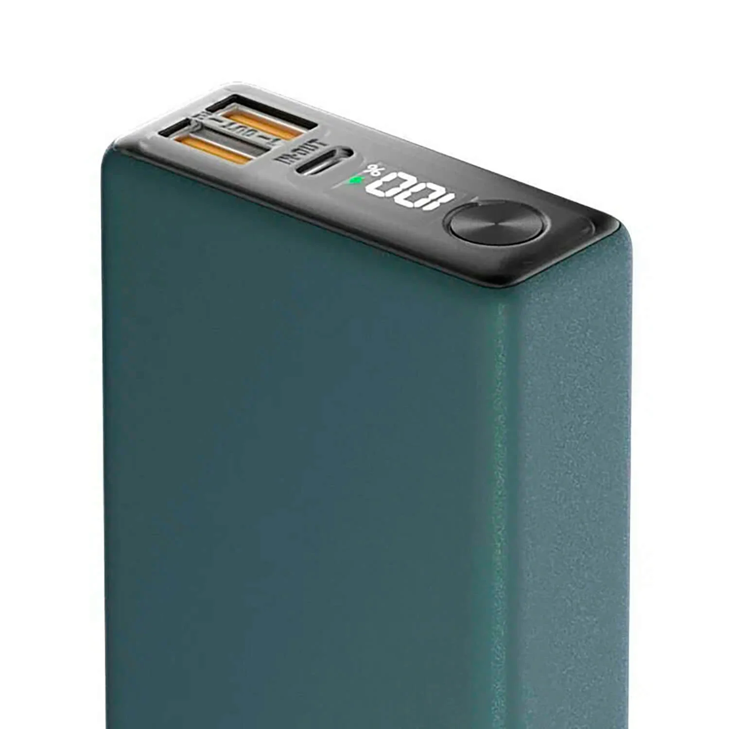 Внешний аккумулятор OLMIO QX-20, 20000mAh, 22.5W, QuickCharge3.0/PowerDelivery, LCD, графитовый