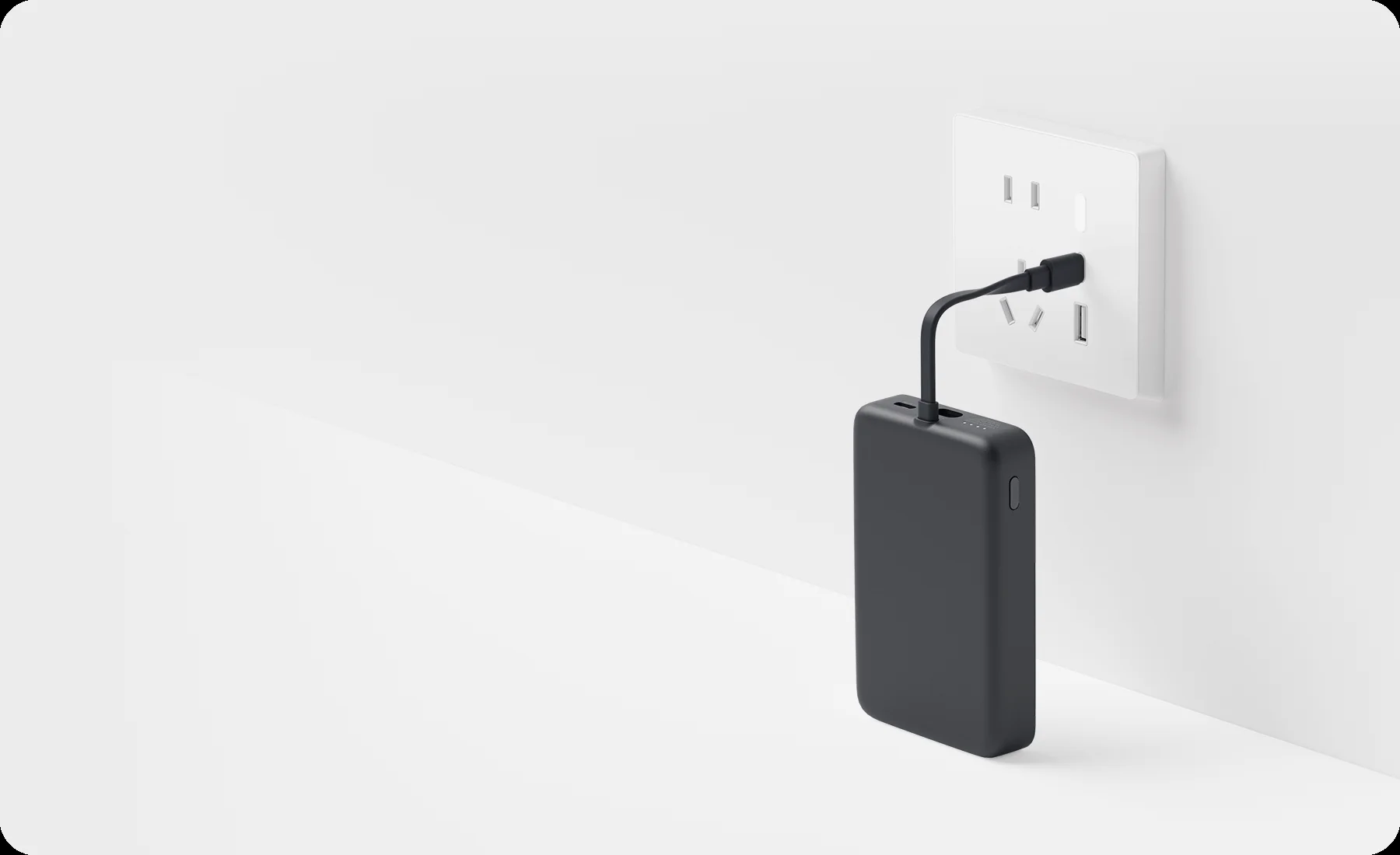 Внешний аккумулятор Xiaomi 33W Magnetic Power Bank 10000mAh (встроенный кабель) White