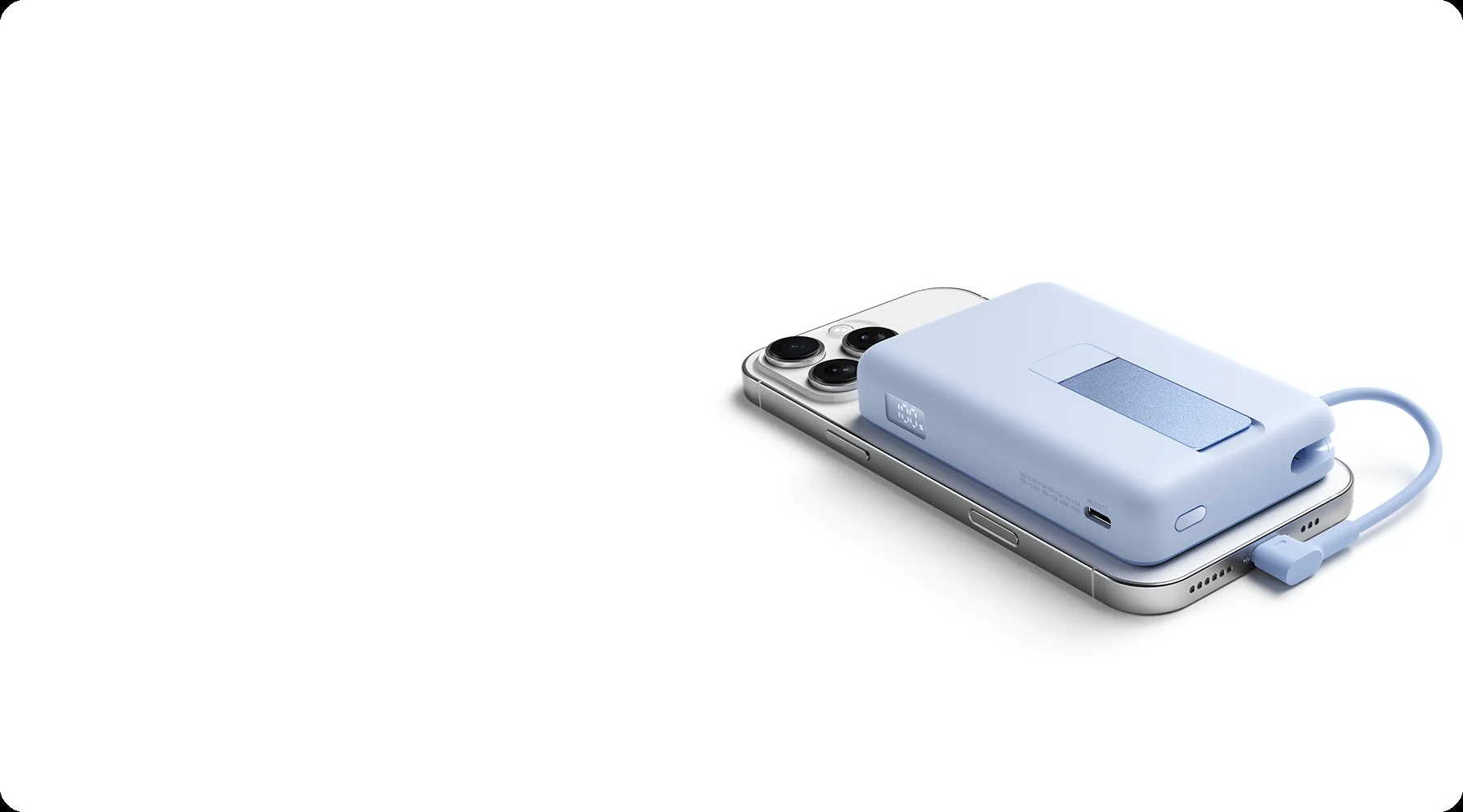Внешний аккумулятор Xiaomi Magnetic Power Bank 10000 with Built-in Stand Gray (BHR08P9GL)