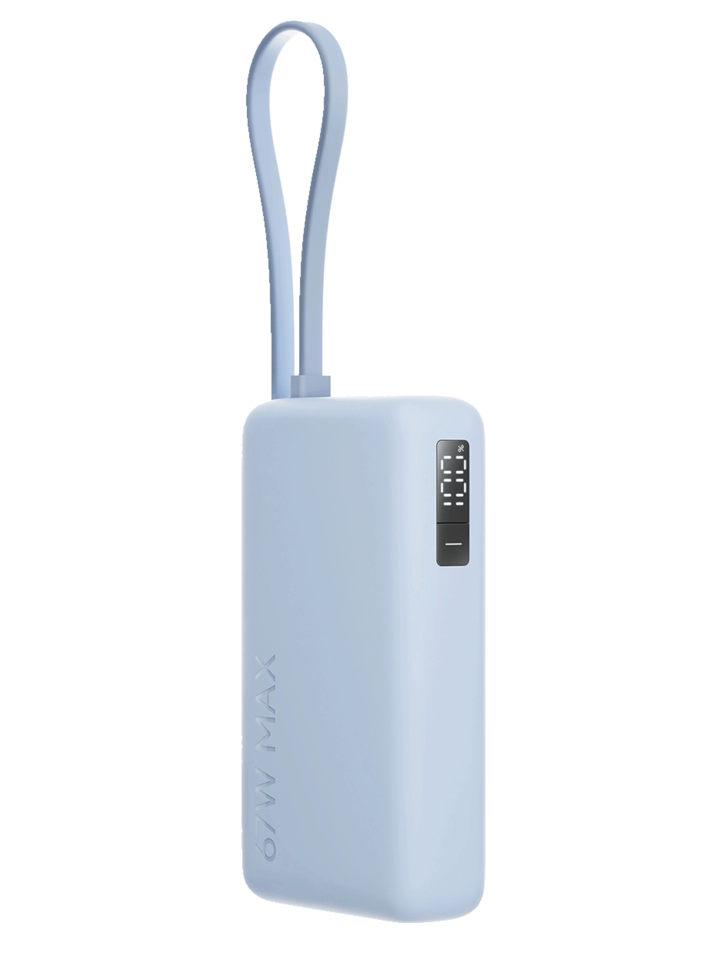 Внешний аккумулятор со встроенным кабелем Xiaomi 67W Power Bank 10000 (Integrated Cable) Ice Blue (BHR08NZGL)
