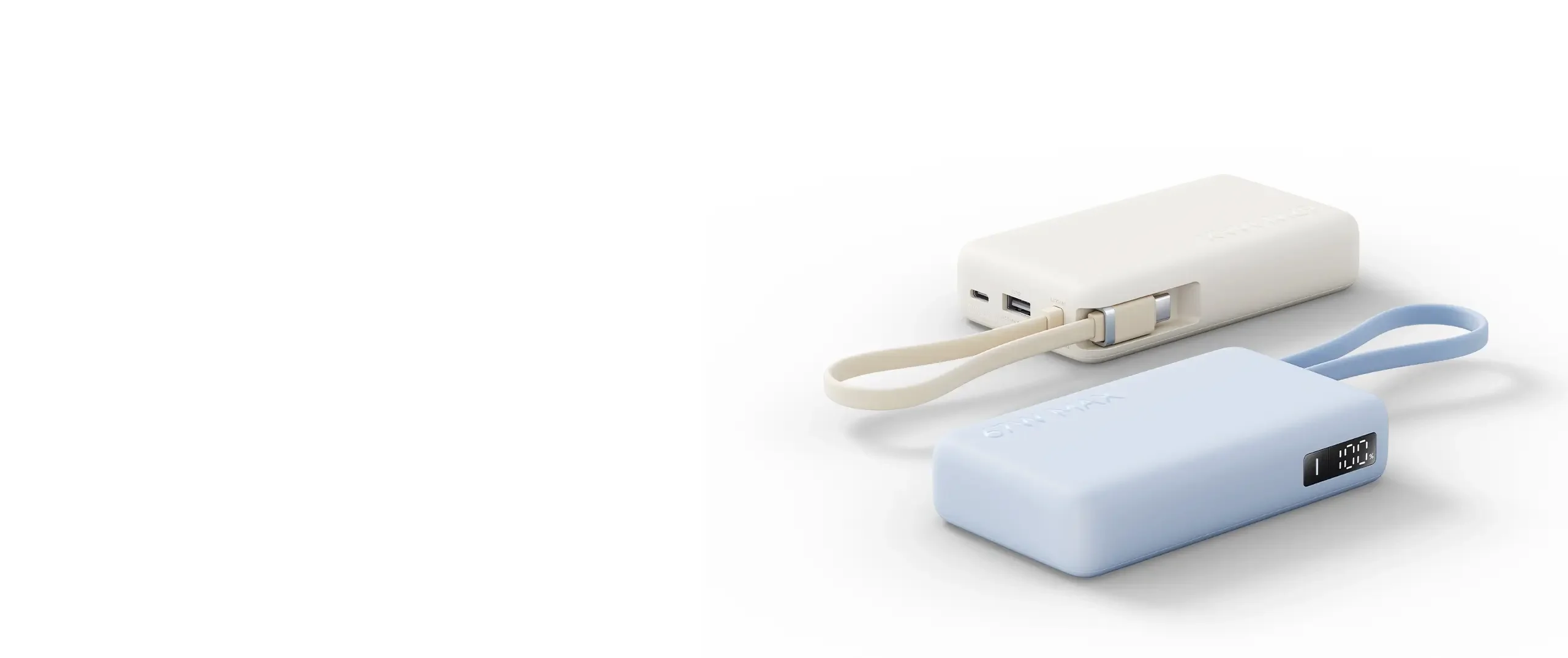 Внешний аккумулятор со встроенным кабелем Xiaomi 67W Power Bank 10000 (Integrated Cable) Tan (BHR08O0GL)