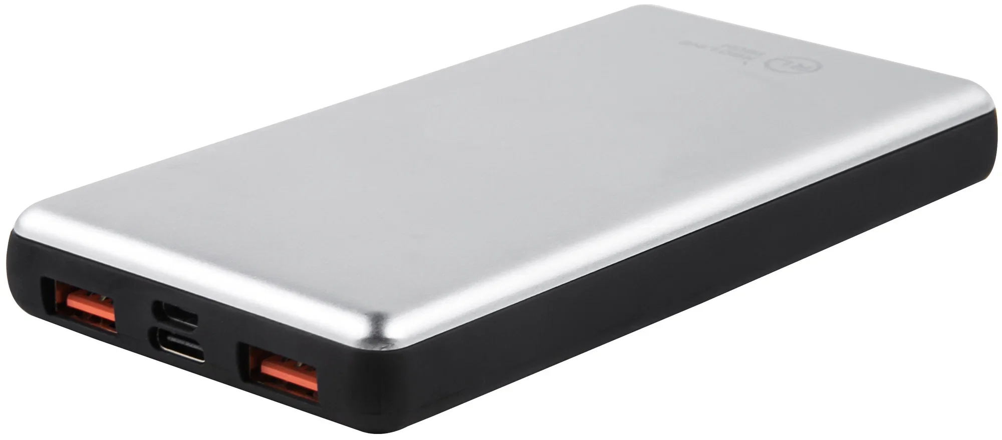 Мобильный аккумулятор Redline PDP-3A 10000mAh 3A 2xUSB-A/USB-C серебристый (УТ000018984)