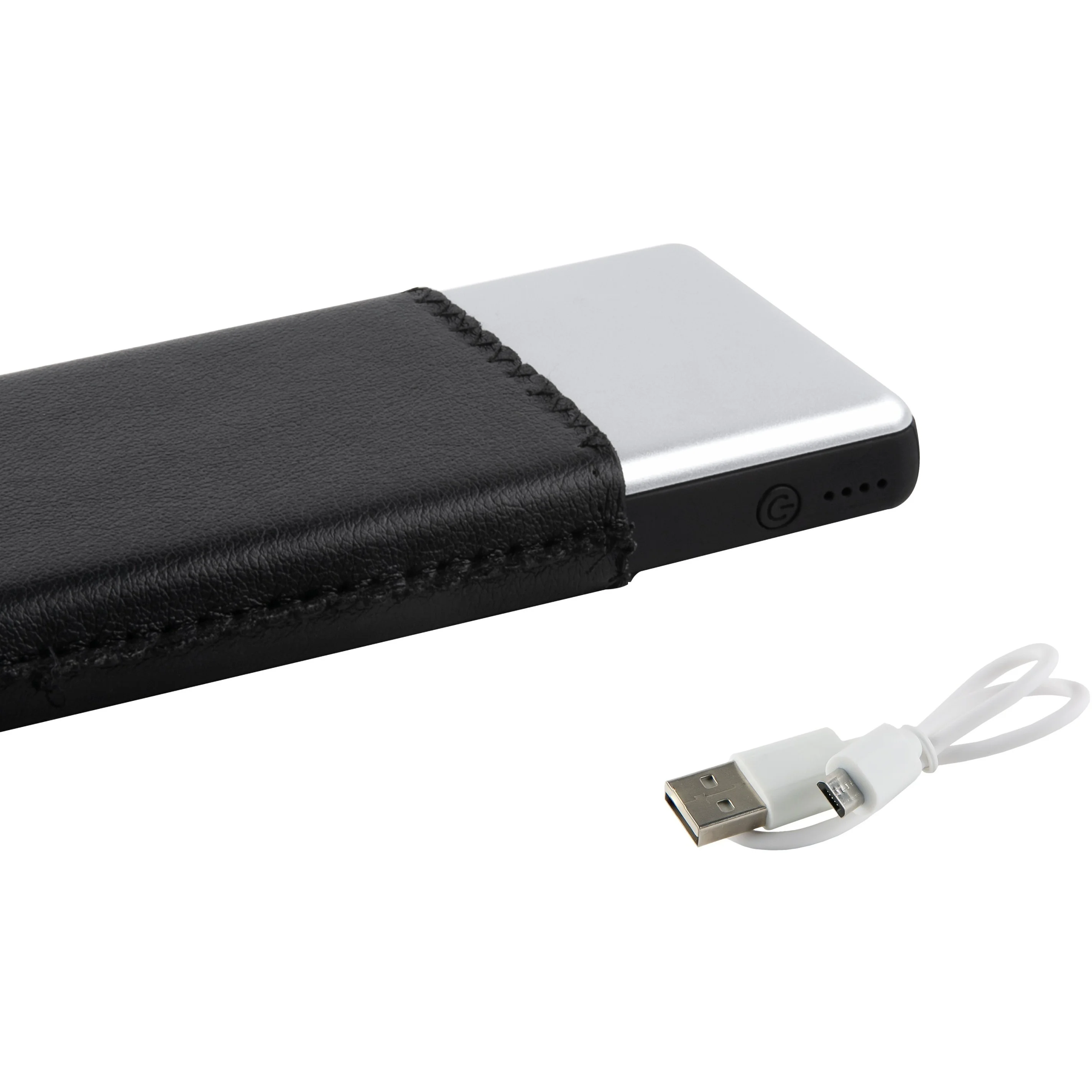 Мобильный аккумулятор Redline PDP-3A 10000mAh 3A 2xUSB-A/USB-C серебристый (УТ000018984)