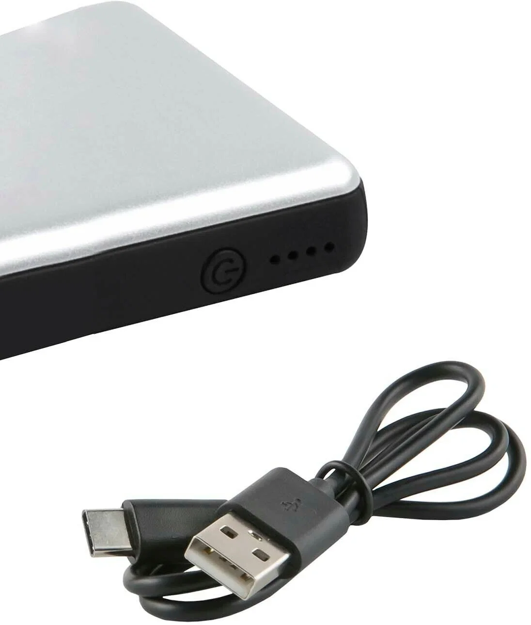 Мобильный аккумулятор Redline PDP-3A 10000mAh 3A 2xUSB-A/USB-C серебристый (УТ000018984)