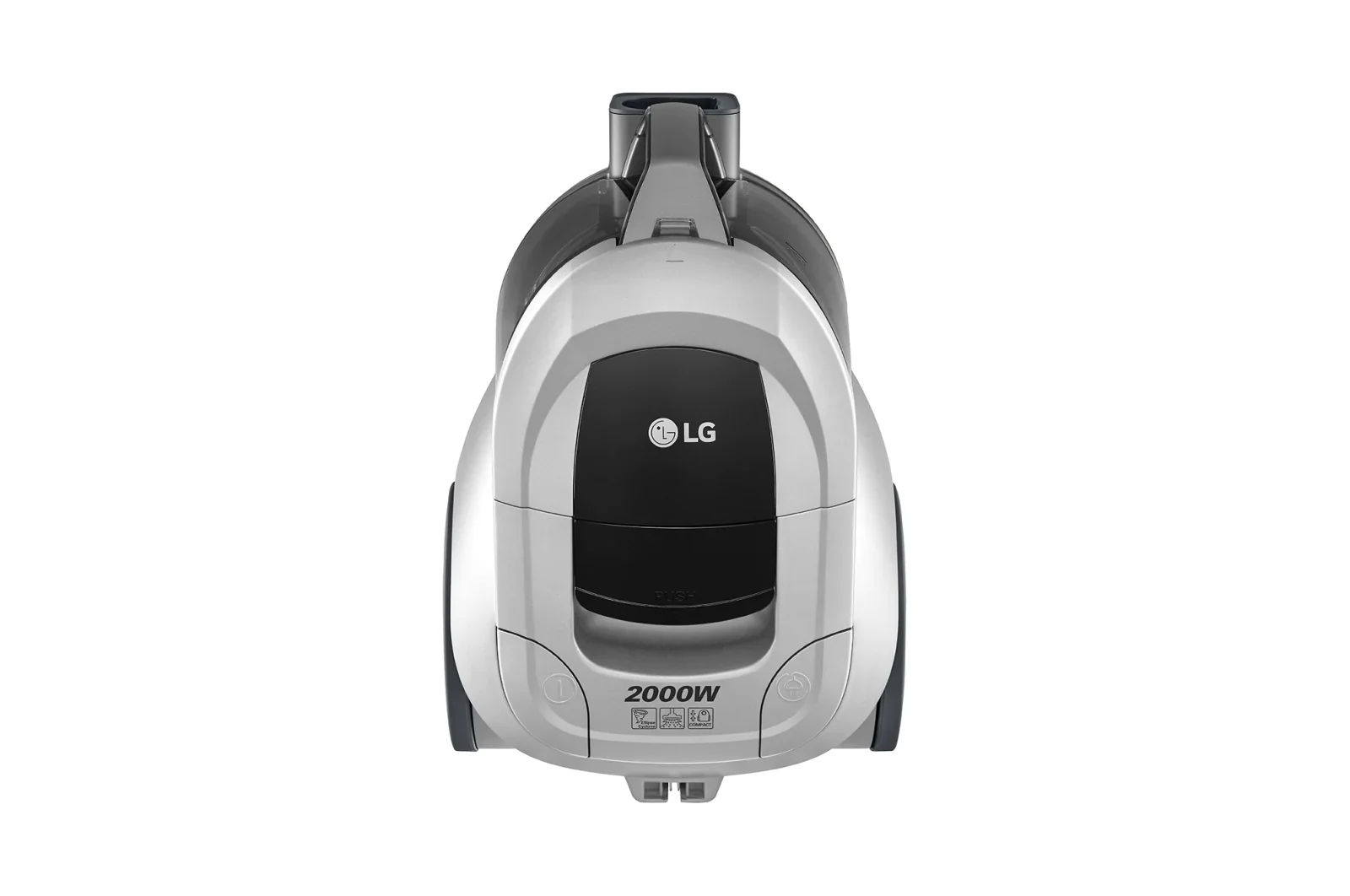 Пылесос без мешка LG VC5420NNTS серебристый (2000Вт, 1.3 л, 5,3м)