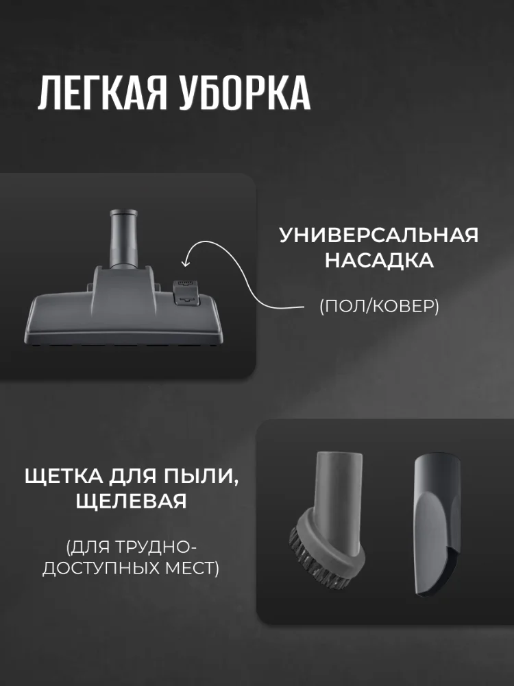 Пылесос без мешка LG VK69662N 1600Вт/350Вт контейнер 1,2л