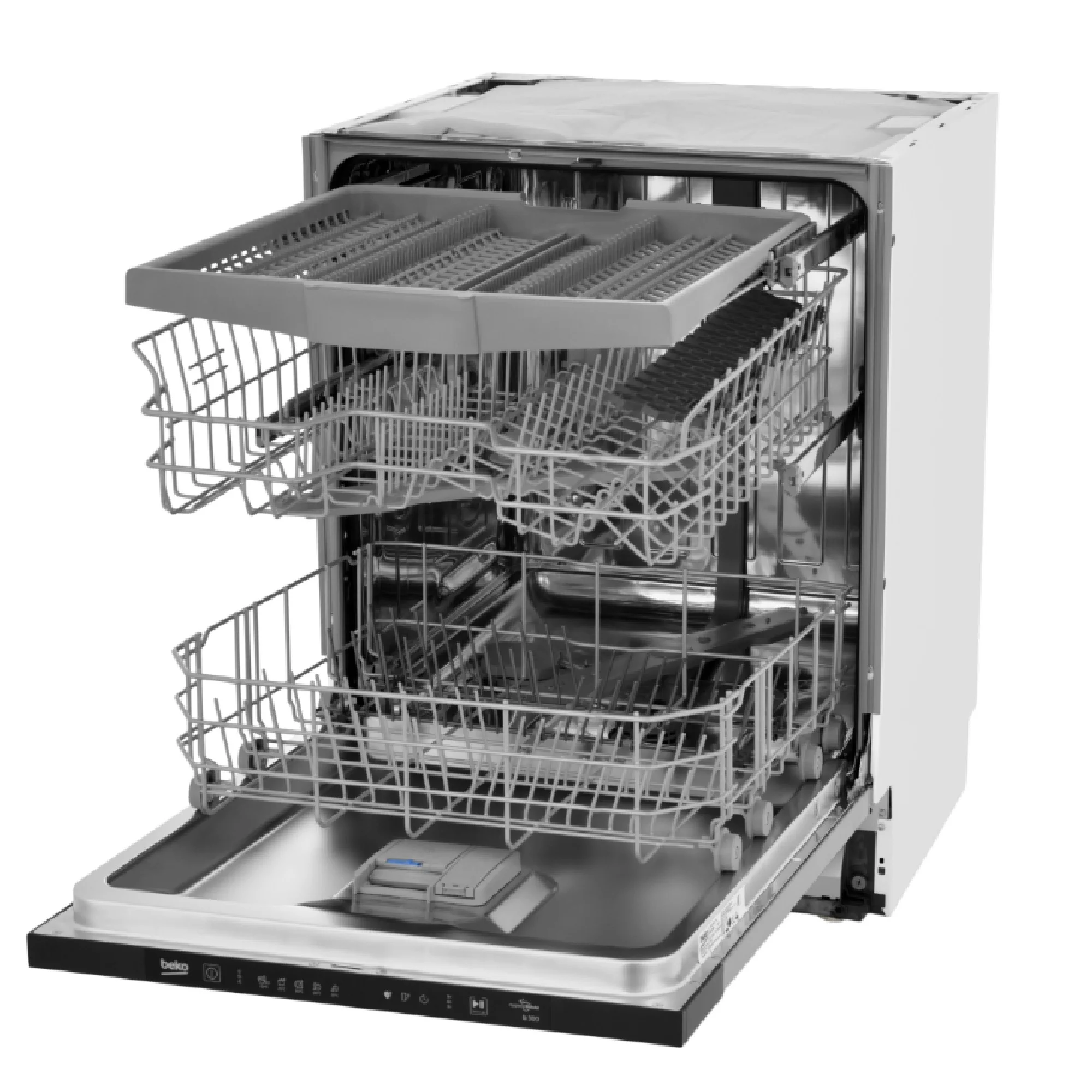 Встраиваемая посудомоечная машина Beko BDIN15560, белый, 59.8 см, 15 компл., 49 дБ, класс A+++