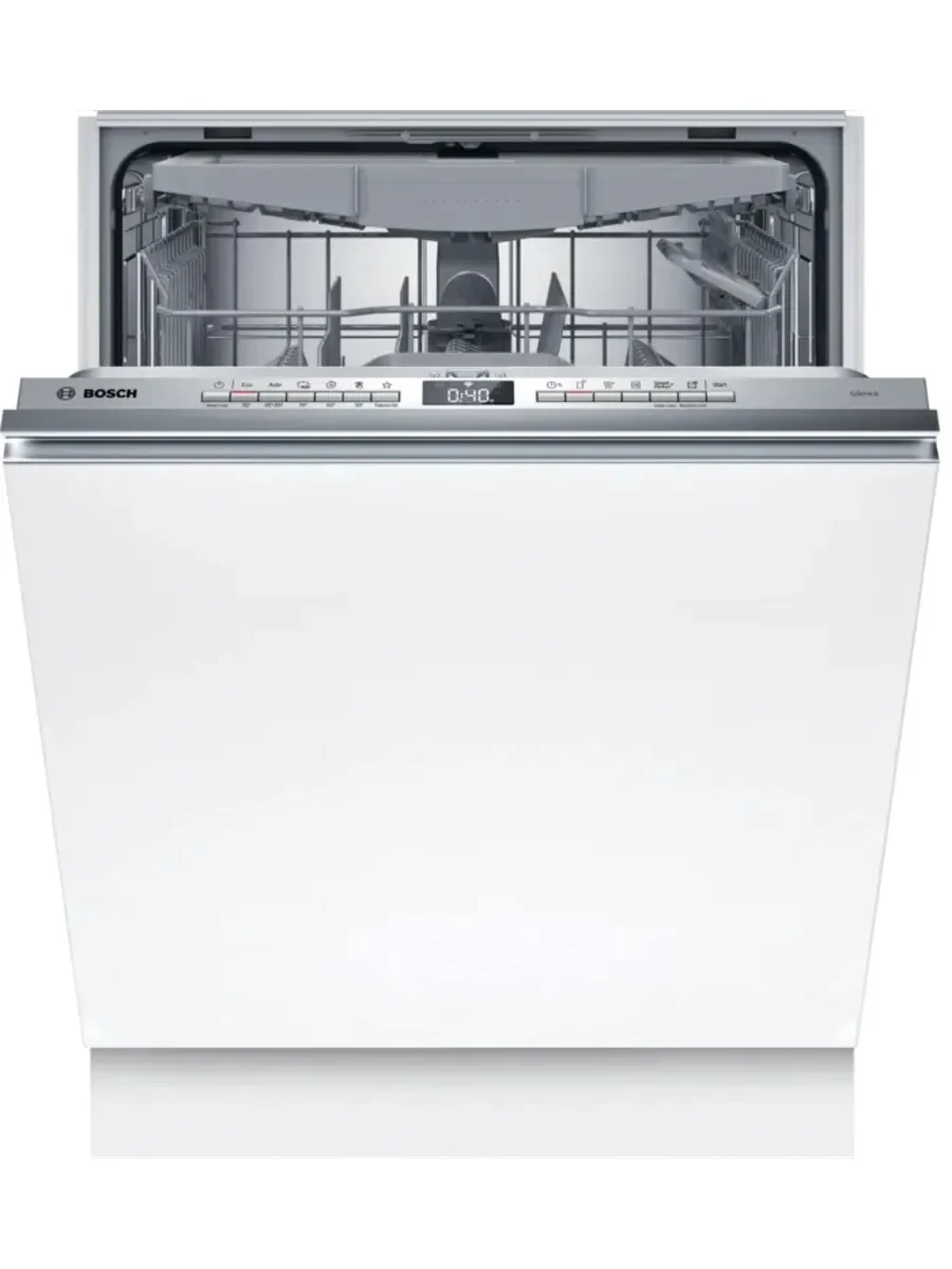 Встраиваемая посудомоечная машина Bosch SMV4HVX03E, серебристый, 59.8 см, 14 компл., 46 дБ, класс D