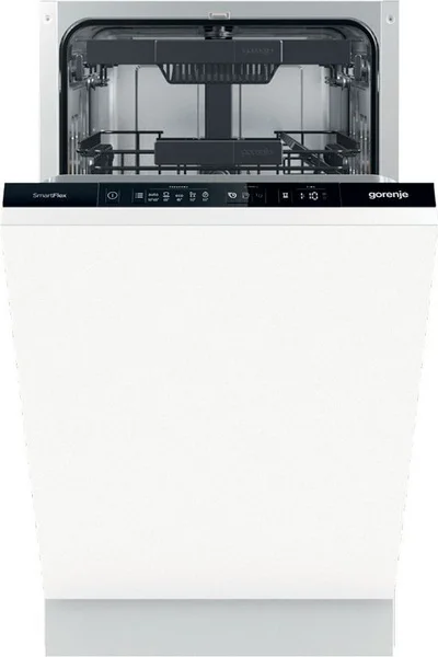 Встраиваемая посудомоечная машина GORENJE GV561D11 Встраиваемые ПММ шириной 45 см,Количество корзин:3,Бак из нержавеющей стали,Защита от перелива: Пол