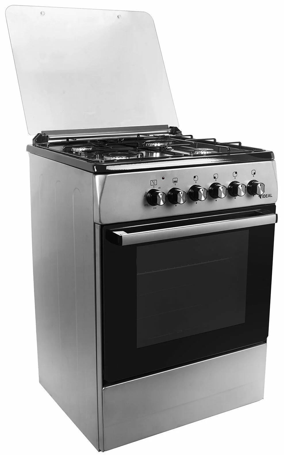 Плита газо-электрическая IDEAL L 110 серый ГК (85х60х60, ГК, 65л,термостат)