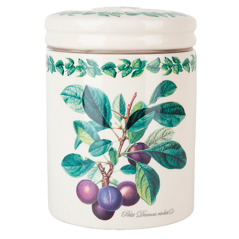 ENS Банка для сыпучих продуктов "Fruit Garden" 10х10х13,5см v=630мл (керамика) (подарочная упаковка)
