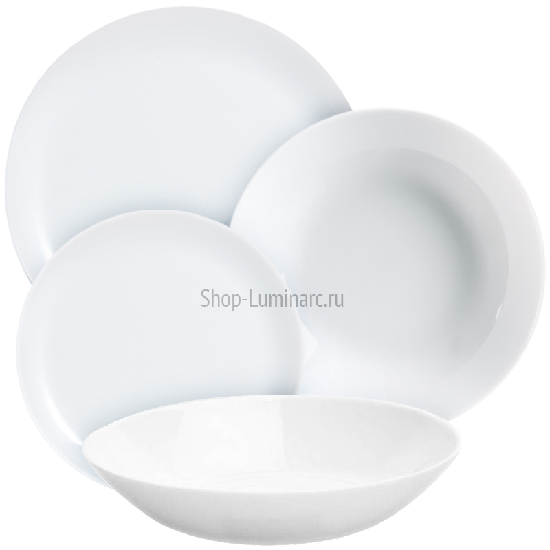 Набор столовый DIWALI WHITE 18пр