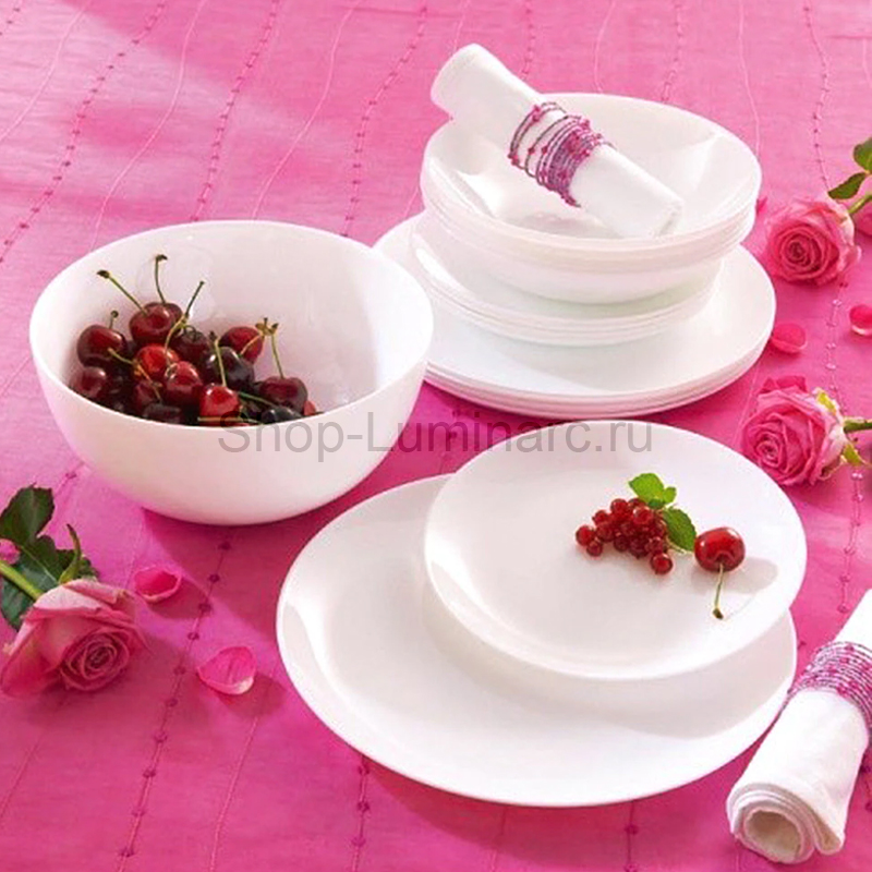 Набор столовый DIWALI WHITE 18пр