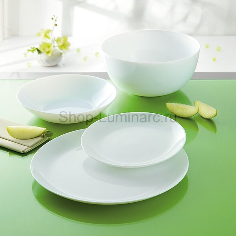 Набор столовый DIWALI WHITE 18пр