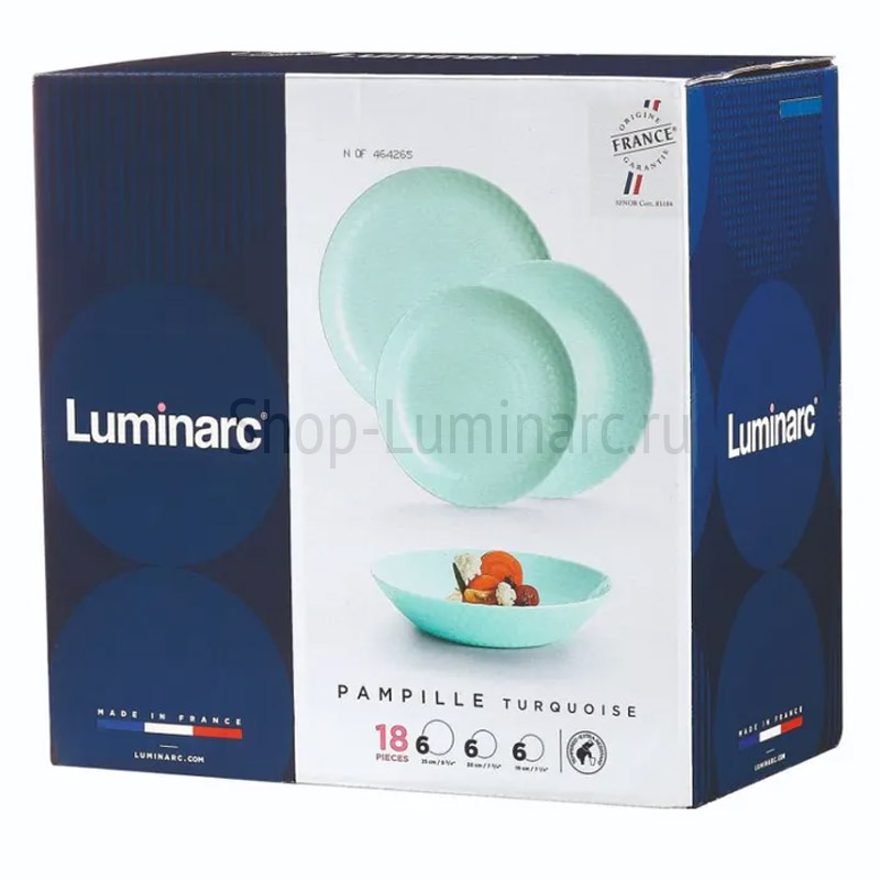 Набор столовый PAMPILLE TURQUOISE 18 предметов