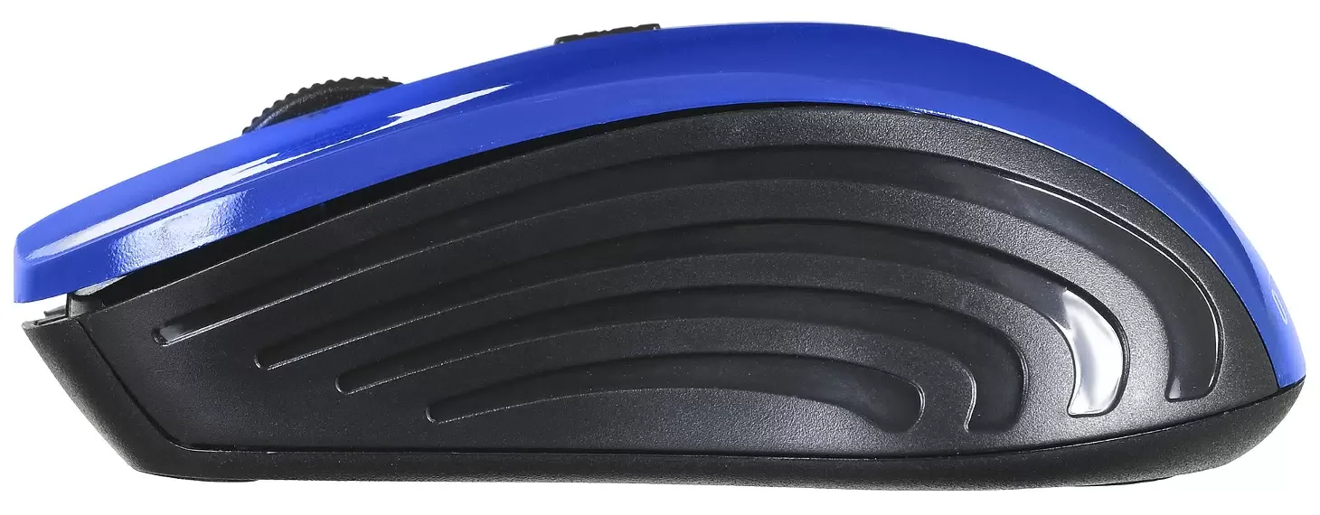Мышь беспроводная Oklick 545MW черный/синий, 1600 dpi, радиоканал, USB, кнопки - 4