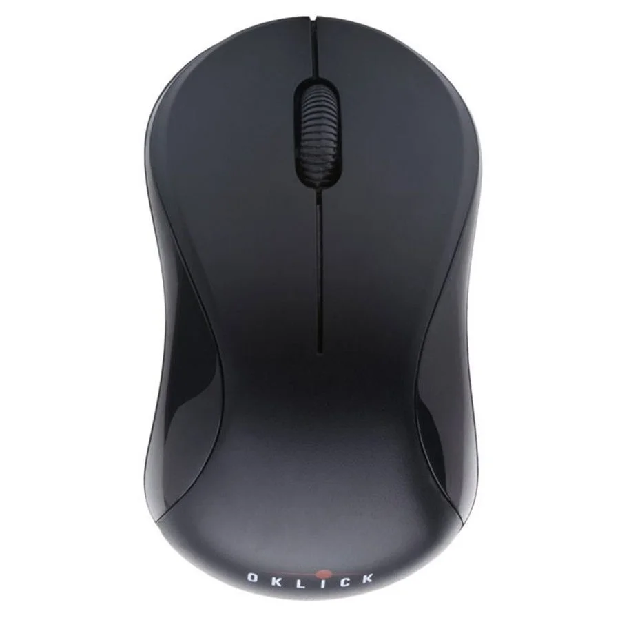 Мышь беспроводная Oklick 605SW черный, 1200 dpi, радиоканал, USB, кнопки - 3
