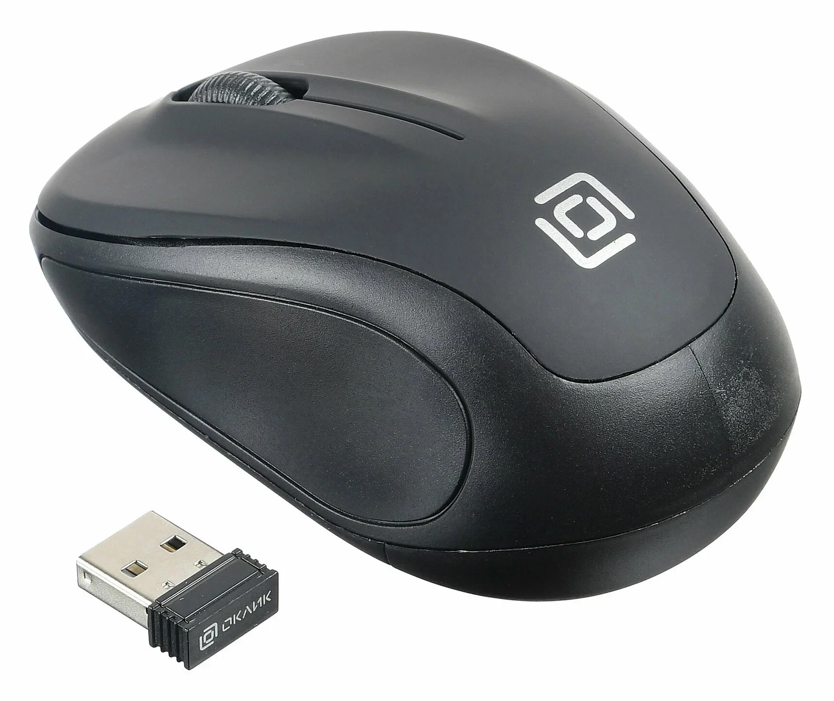 Мышь беспроводная Oklick 665MW черный, 1000 dpi, радиоканал, USB, кнопки - 3