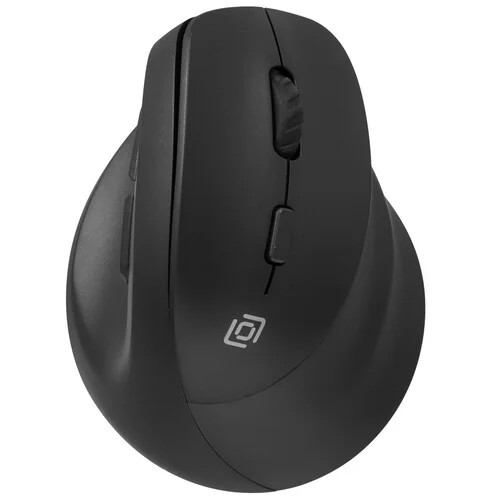 Мышь беспроводная Oklick 688MW ERGO черный, 2400 dpi, радиоканал, Bluetooth, USB, кнопки - 6