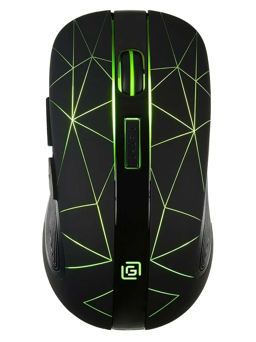 Мышь беспроводная Oklick 976GW черный, 3200 dpi, радиоканал, USB, кнопки - 6