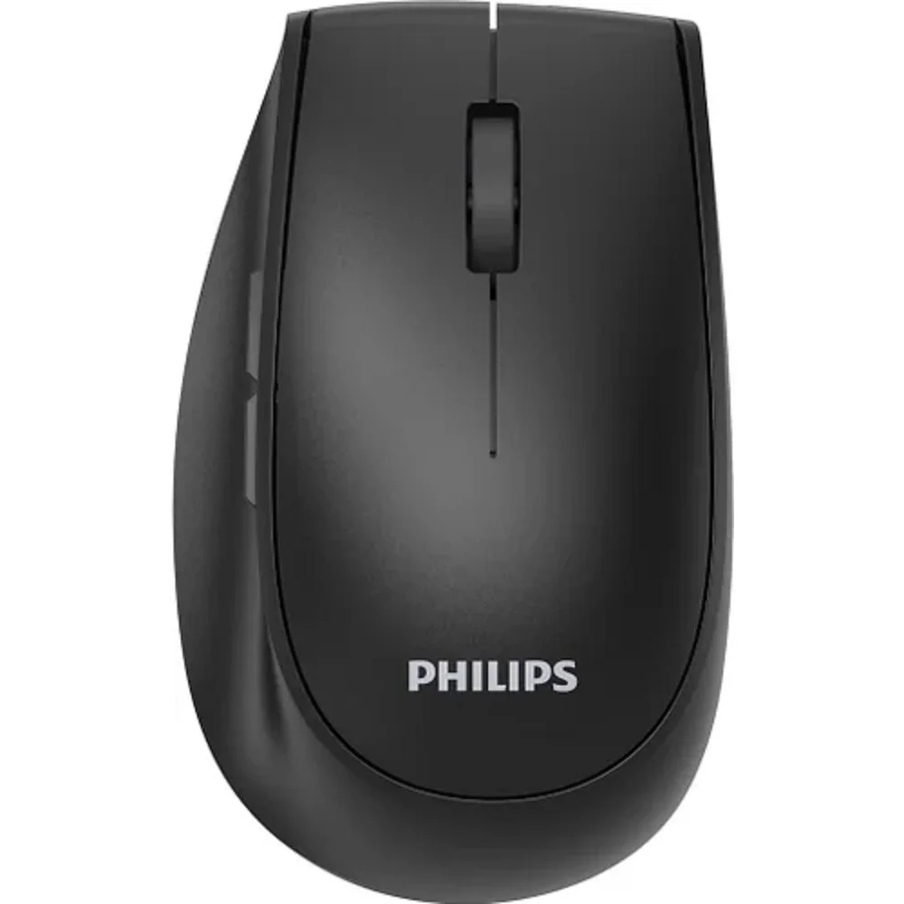 Мышь беспроводная Philips SPK7627 черный, 1600 dpi, радиоканал, Bluetooth, USB, кнопки - 5